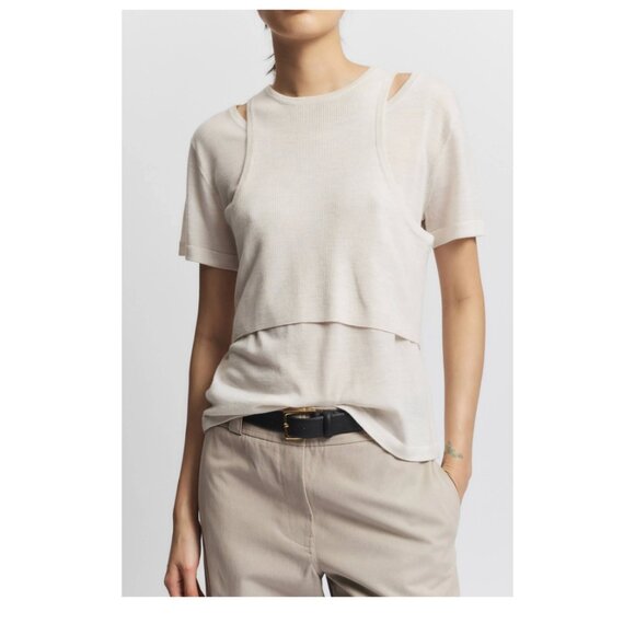 Saintart Tops - Saintart Steph 2-Piece Knit XS 100% Extra Fine Merino